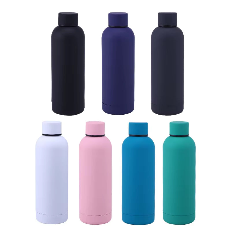 500Ml Vacuum Cup Thermos Cups 304 Stainless Steel Water Bottle Car Water Cup Thermos Bottle for Travel Camping