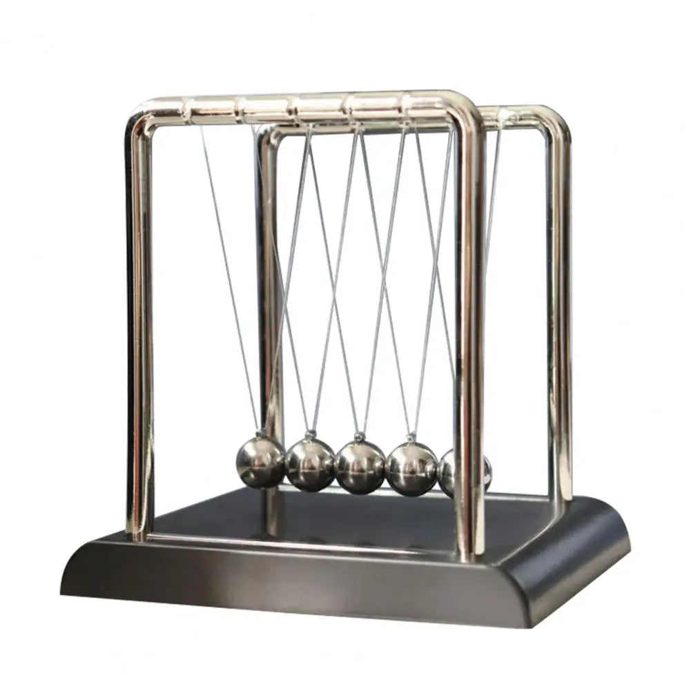 Mechanical Gadget Educational Physics Toy Newton'S Cradle Metal Pendulum for Office Stress Relief Home Desk for Science