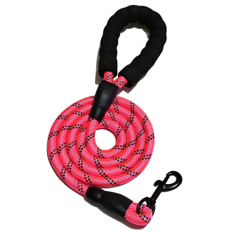 3M Dog Leash , Reflective Long Dog Rope Leash with Soft Padded Handle for Dogs, Suitable for Small to Large Dogs,