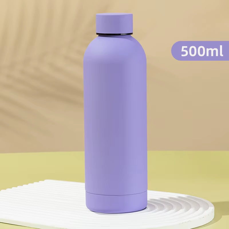 500Ml Vacuum Cup Thermos Cups 304 Stainless Steel Water Bottle Car Water Cup Thermos Bottle for Travel Camping