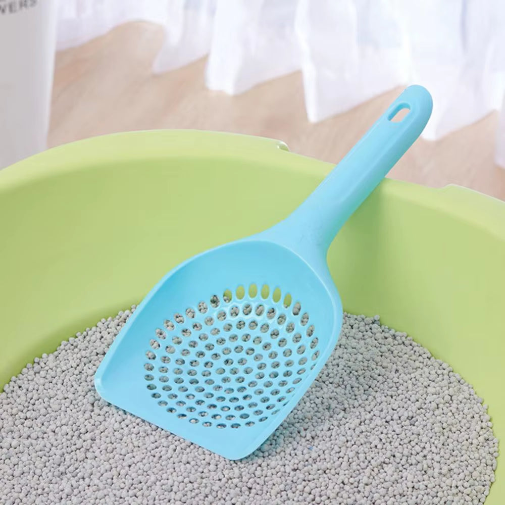 Plastic Cat Litter Scoop - Pet Waste Cleaning Tool with Hollow Design for Efficient Sand and Litter Removal