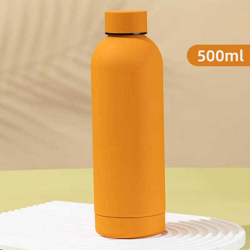 500Ml Vacuum Cup Thermos Cups 304 Stainless Steel Water Bottle Car Water Cup Thermos Bottle for Travel Camping