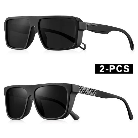 Classic Square Polarized Sunglasses for Men Women Fashion Sports Sunglasses Male Vintage Outdoor Driving Fishing Shades