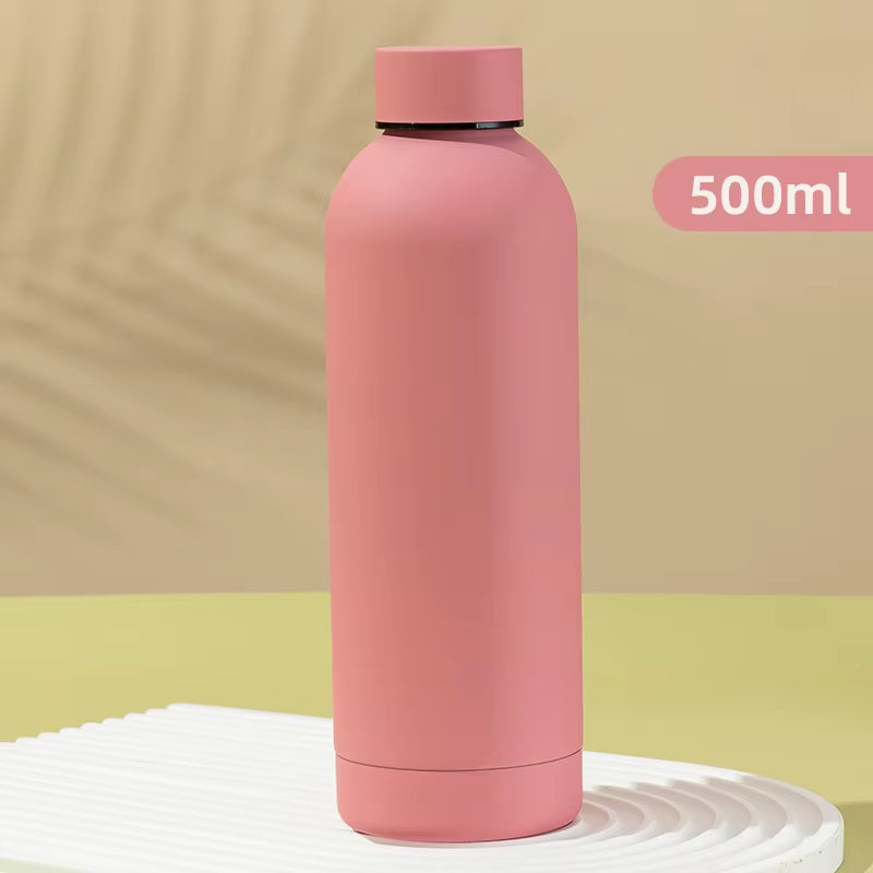 500Ml Vacuum Cup Thermos Cups 304 Stainless Steel Water Bottle Car Water Cup Thermos Bottle for Travel Camping