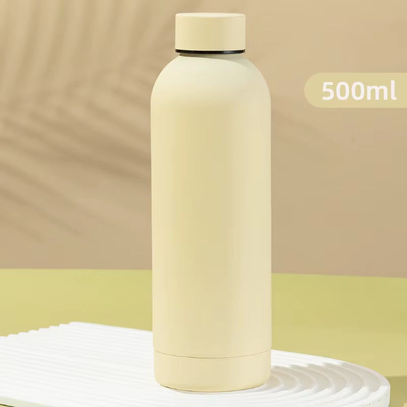 500Ml Vacuum Cup Thermos Cups 304 Stainless Steel Water Bottle Car Water Cup Thermos Bottle for Travel Camping