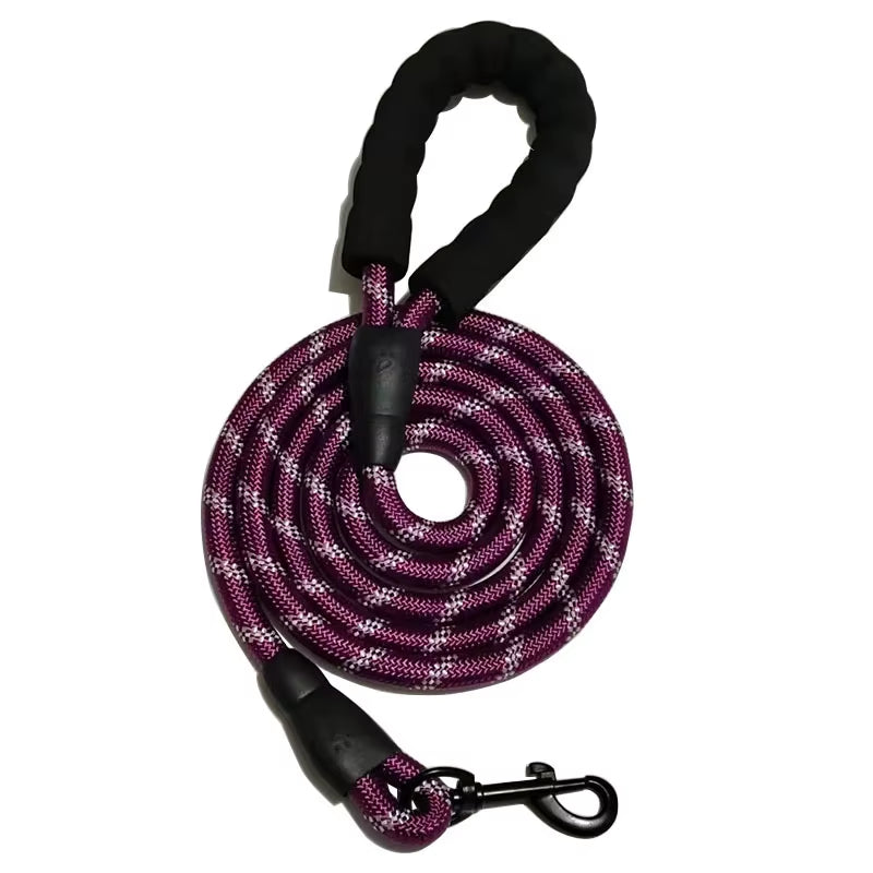 3M Dog Leash , Reflective Long Dog Rope Leash with Soft Padded Handle for Dogs, Suitable for Small to Large Dogs,